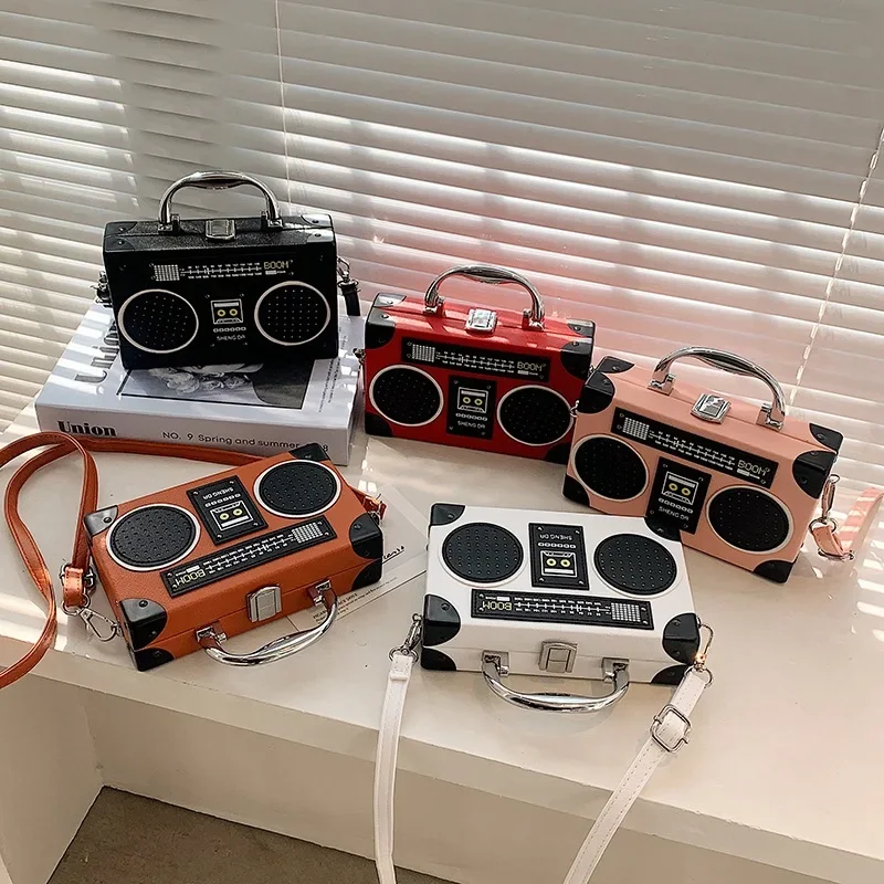 Radio Women's Handbag Shoulder Bag Crossbody Bag Gift for Girls Purses Bags for Women - Image 2
